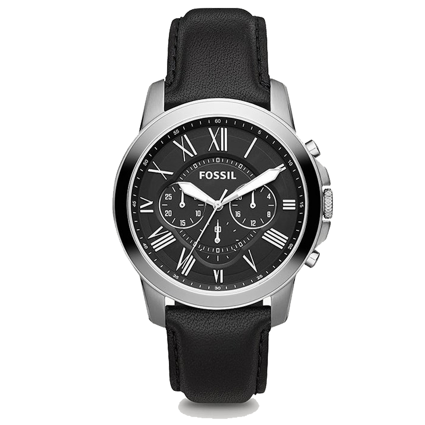FOSSIL Men's Grant Chronograph Watch Fs4812 - 44 mm - Black
